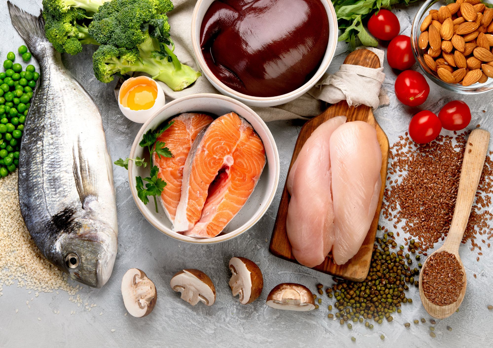 אוכל עשיר בברזל